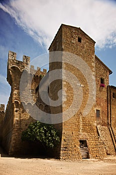 Old Italian castle in Tuscany