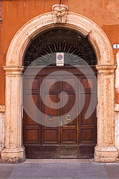 Old Italian door.