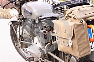 Old italian motorcycle