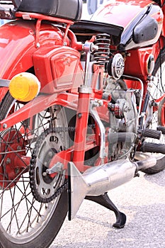 Old italian motorcycle