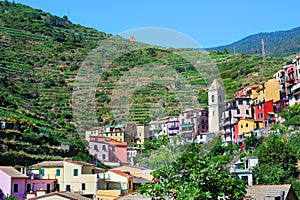 Old Italian village Manarola