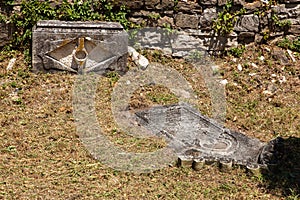 Old Italians Cemetery in Buje, Croatia