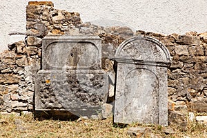 Old Italians Cemetery in Buje, Croatia photo