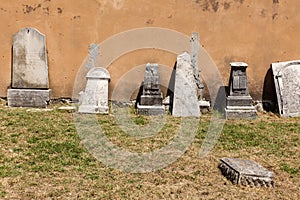Old Italians Cemetery in Buje, Croatia photo