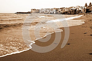 Old Italy,Sicily, Cefalu city