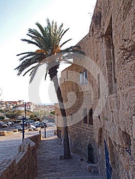 Old Jaffa streets Israel