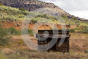 Old jail in the moutains of eastern Arizona