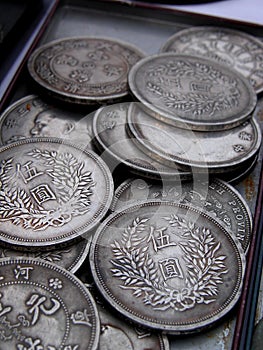 Old Japanese coins