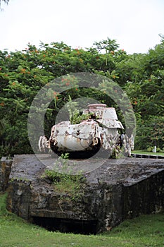 Old Japanese tank