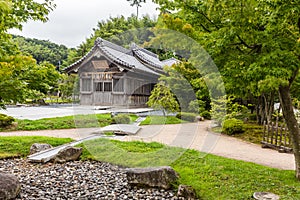 Old japanses shrine near Dazaifu Tenmangu, Fukuoka, Japan.