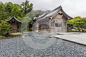 Old japanses shrine near Dazaifu Tenmangu, Fukuoka, Japan.