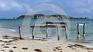 Old jetty at Hamelin Bay