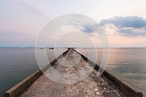 Old jetty at Koh Chang, Thailand