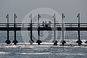 The old jetty in Swakopmund Namibia