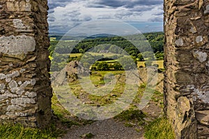 Old John folly in Bradgate Park, Leicestershire, looking towards Charnwood forest