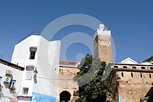 Old kasbah district in city of  Chefchaouen,Morocco