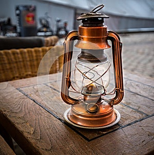 Old kerosene lantern