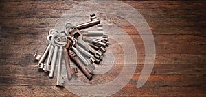 Old Key Keys Background