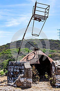 Old kiln missing smokestack