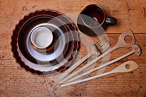 Old kitchen utensils