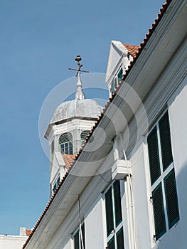 Old Kolonial building wind direction photo