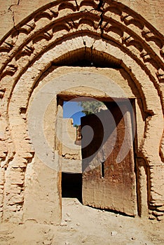 Old ksar in ruins. Rissani, Morocco