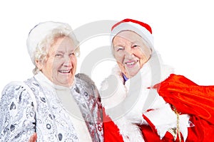 Old Ladies- Snow Maiden and Santa