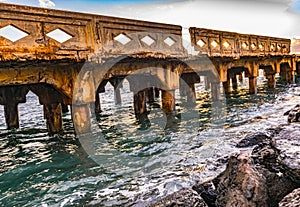 Old Lahaina Pier in Maui Hawaii