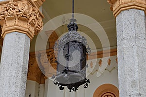 Old lamp. Saint Spyridon the New Church