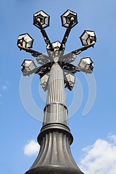 The old lamp in the streets