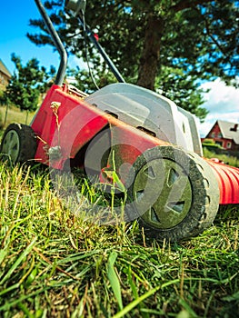 Old lawn mower