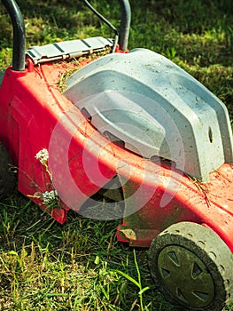 Old lawn mower