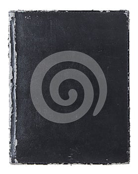 Old leather book cover
