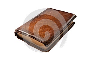 Old leather bound book