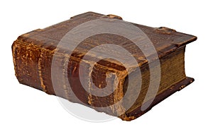 Old leather bound book