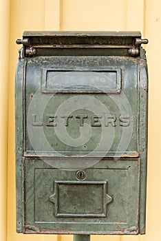 Old letters box