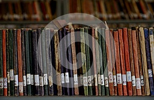 OLD LIBRARY BOOKS photo