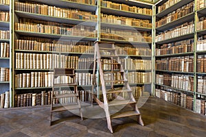 Old library inside the Monastery. Visitors can see the unique replica of the Turine canvas from the year 1651 inside. Codex Gigas photo