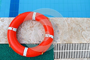 Old lifebelt, Safety equipment, Life buoy or rescue buoy. rescue people from drowning man