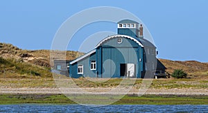 The Old Lifeboat station at Blakeney Point Norfolk.