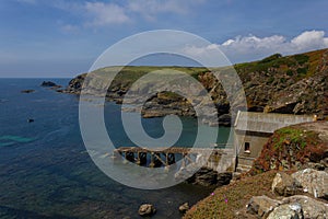 The old lifeboat station at Lizard Point in Cornwall