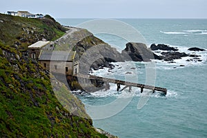 The old Lifeboat Station, Lizard Point, Cornwall, UK in colour