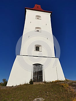 Old lighthouse from 1777 along the Baltic Coast