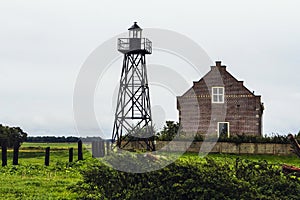 An old lighthouse photo