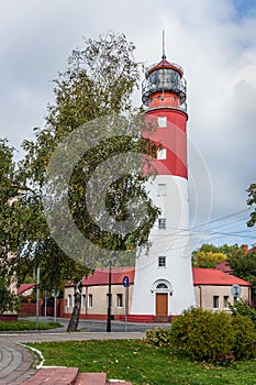 Old lighthouse in Baltiysk. Russia