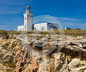 Old lighthouse at Cabo Rojo photo