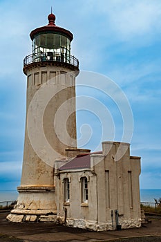 Old lighthouse in Cape Disappointment, USA