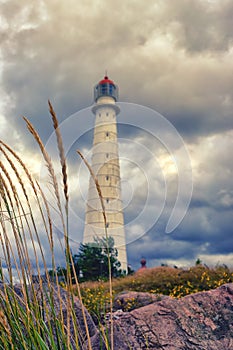 Old Lighthouse in the clouds