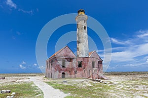 Old lighthouse on Klein Curacao