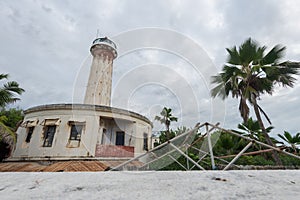 The old lighthouse of Puducherry, South India